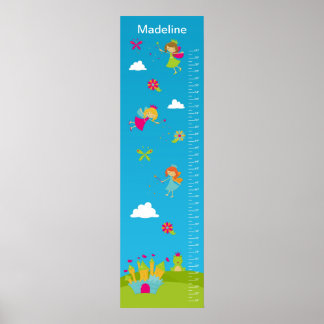 Póster Gráfico de crecimiento infantil - Fe