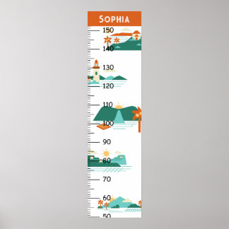 Póster Gráfico de crecimiento sin precedentes