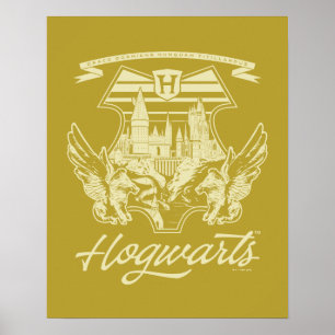 Póster Gráfico de Escudo alado HOGWARTS™