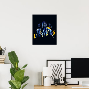 Póster Gráfico de Héroes de Black Lightning