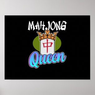 Póster Gráfico de juegos de Mahjong Queen Game