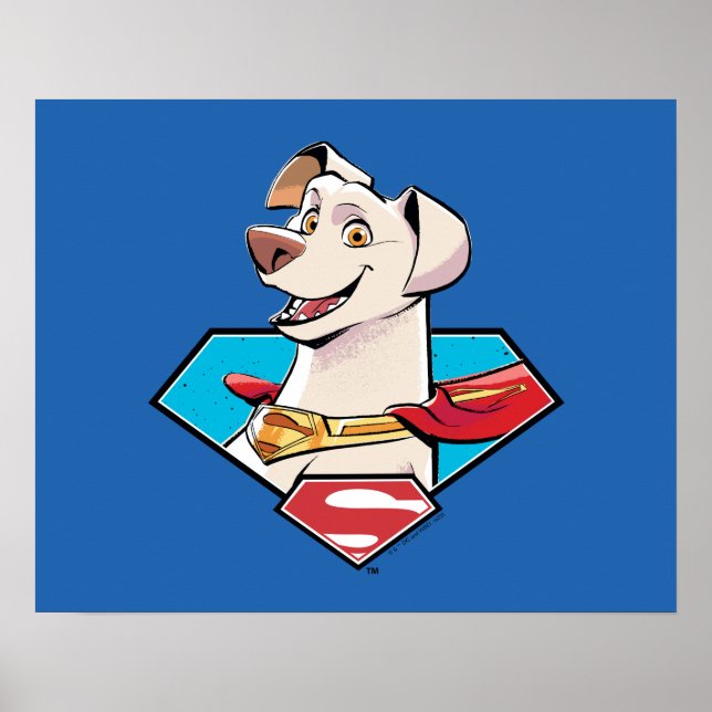 Póster Gráfico de Krypto S-Shield (Frente)