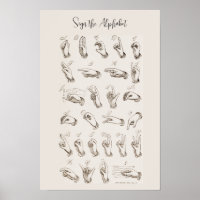 Gráfico de lenguaje de Rótulo ASL americano de épo