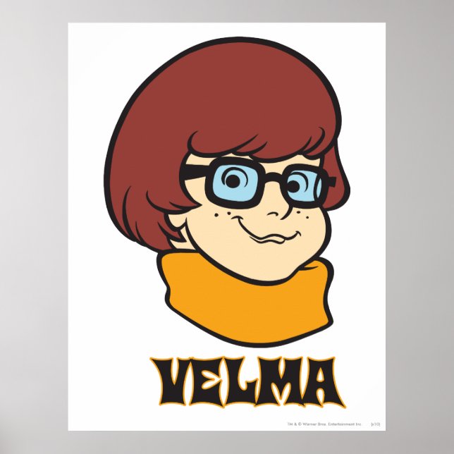 Póster Gráfico de nombre Velma (Frente)