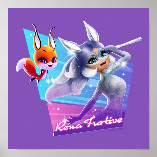 Póster Gráfico de Rena Furtive (Frente)