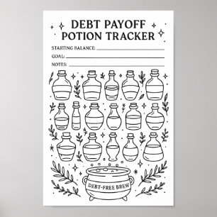 Póster Gráfico de Seguimiento para Preparar la Poción de 