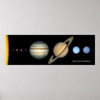 Gráfico de tamaños de planetas del sistema solar d