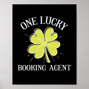 Póster Gráfico Del Día De St Patricks Para Un Agente De R