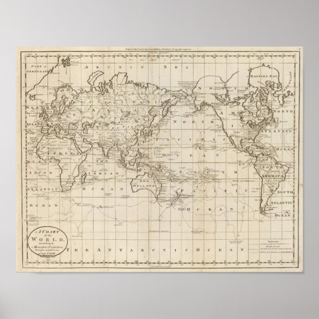 Póster Gráfico del mundo (Frente)