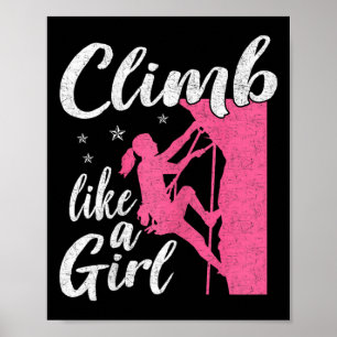 Póster Gráfico divertido para mujeres y niñas amantes de