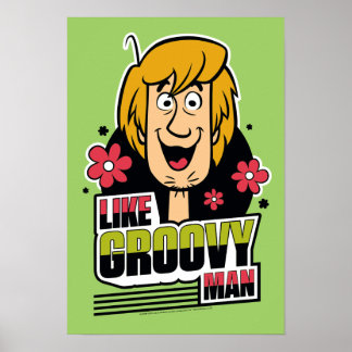 Póster Gráfico impactante "Como hombre groovy"