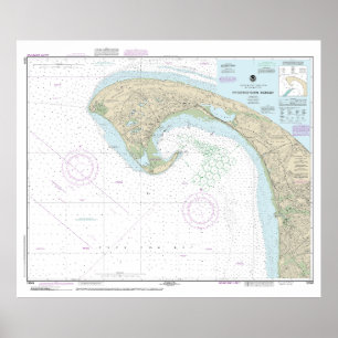 Póster Gráfico Náutico 13249 del puerto de Provincetown