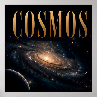 Póster Gráficos editoriales de lujo del espacio cósmico