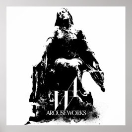 Póster Gráficos en blanco y negro