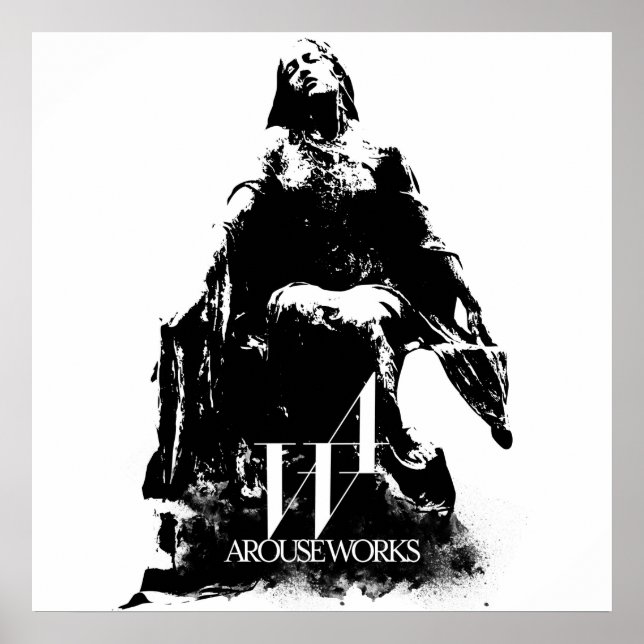 Póster Gráficos en blanco y negro (Frente)