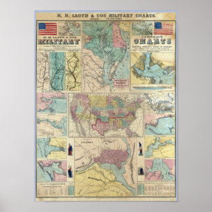 Póster Gráficos militares de la campaña HH Lloyd