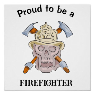 Póster Gráficos personalizados de bomberos