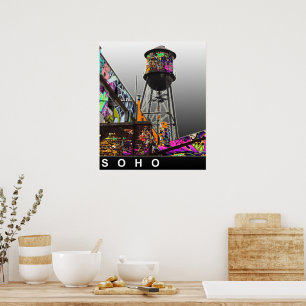 Póster grafiti de Nueva York