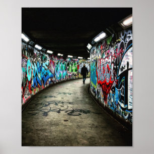 Póster Grafiti del metro