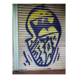 Póster Grafiti fotografiado en Shinjuku, Japón