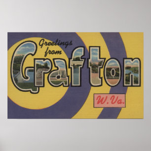 Póster Grafton, Virginia Occidental - Escenas de letras g