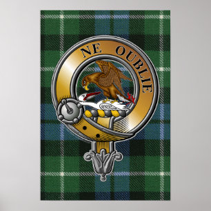 Póster Graham Tartan & Badge