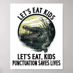 Póster Gramma: La puntuación de los niños salva vidas