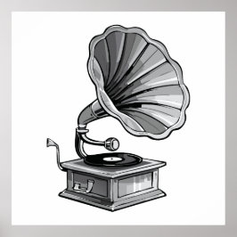 Póster Gramophone