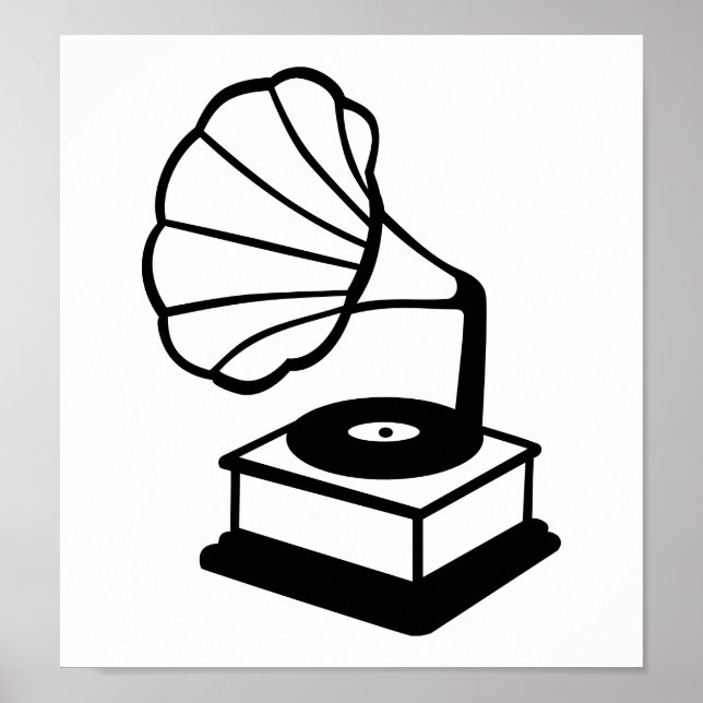 Póster Gramophone (Frente)