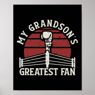 Póster Gran Abuela de Boxeo de Abuela