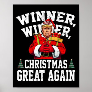 Póster Gran Ag del ganador de Trump con humor