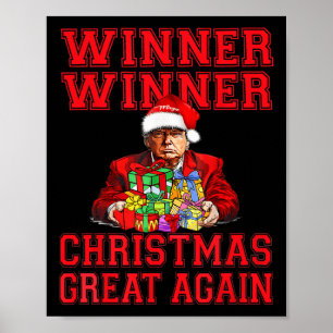 Póster Gran Ag del ganador de Trump con humor