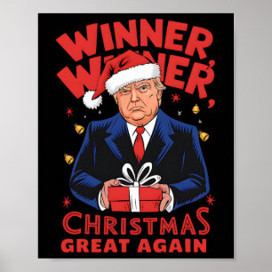 Póster Gran Ag del ganador de Trump con humor