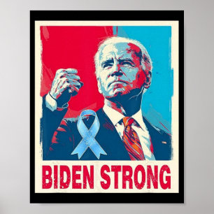 Póster Gran apoyo a la lucha de Joe Biden contra las prot