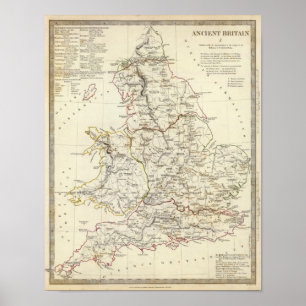 Póster Gran Bretaña antigua I