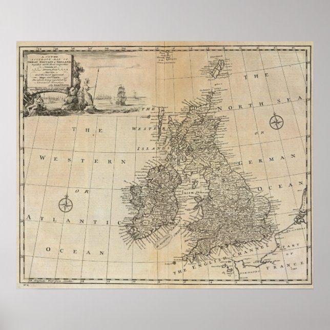 Póster Gran Bretaña e Irlanda (Frente)