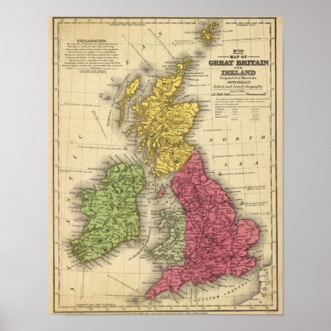Póster Gran Bretaña e Irlanda 2 (Frente)