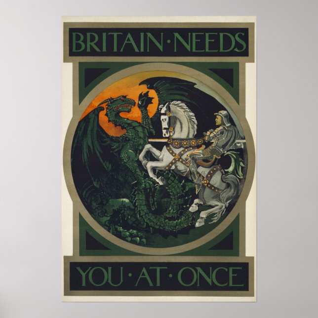 Póster Gran Bretaña te necesita a la vez Poster (Frente)