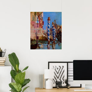 Póster Gran Canal de Venecia por Edouard Manet