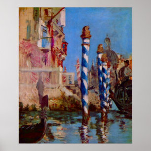 Póster Gran Canal de Venecia por Edouard Manet