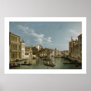 Póster Gran Canal del Palacio Flangini al Palacio Bembo