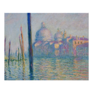 Póster Gran Canal Monet Venecia Italia Pintura clásica