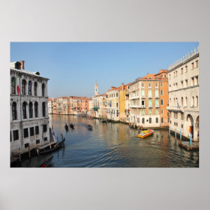 Póster Gran canal, poster de Venecia