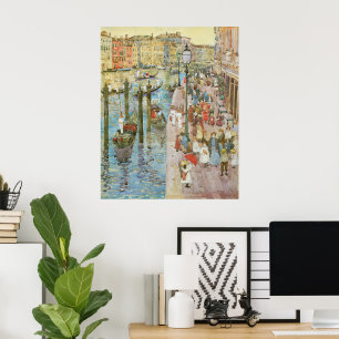 Póster Gran Canal, Venecia por Maurice Prendergast