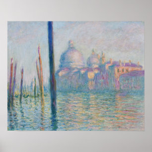 Póster Gran Canal, Venecia por Monet - Poster