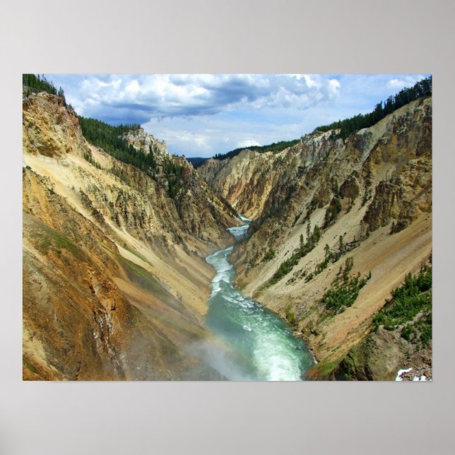 Póster Gran Cañón de Yellowstone (Frente)