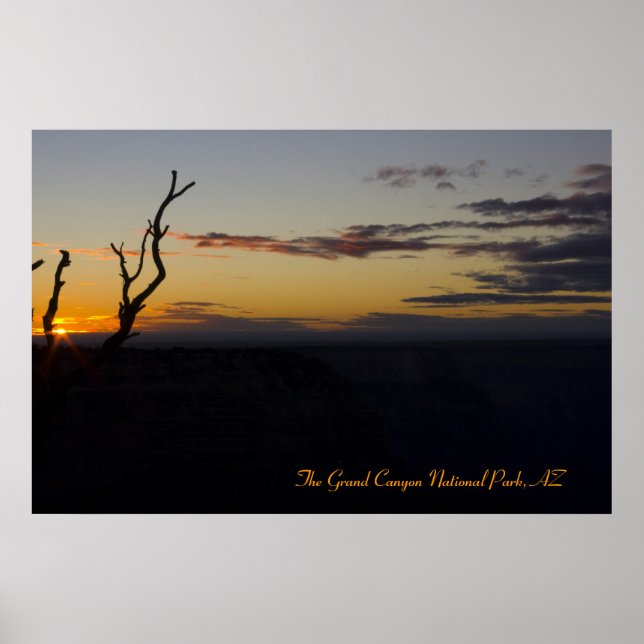Póster Gran Cañón Magico Sunset (Frente)