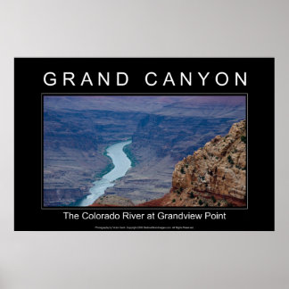 Póster Gran Cañón Poster 4820 Negro