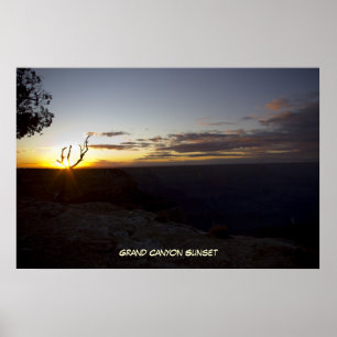 Póster Gran Cañón Sunset 1 Poster