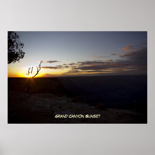 Póster Gran Cañón Sunset 1 Poster (Frente)